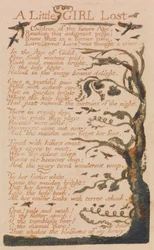 Songs of Innocence and of Experience, Plate 44, A Little Girl Lost (Bentley 51)